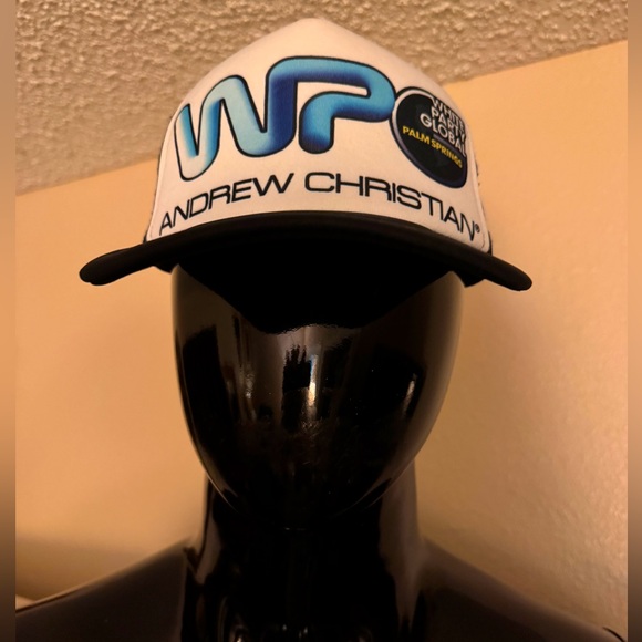 Andrew Christian White Party Palm Springs Hat - Picture 2 of 9